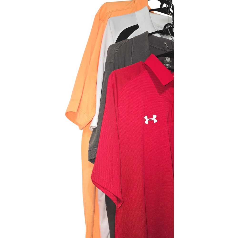 Lot of 4 Mens Polo shirts Pullover sports